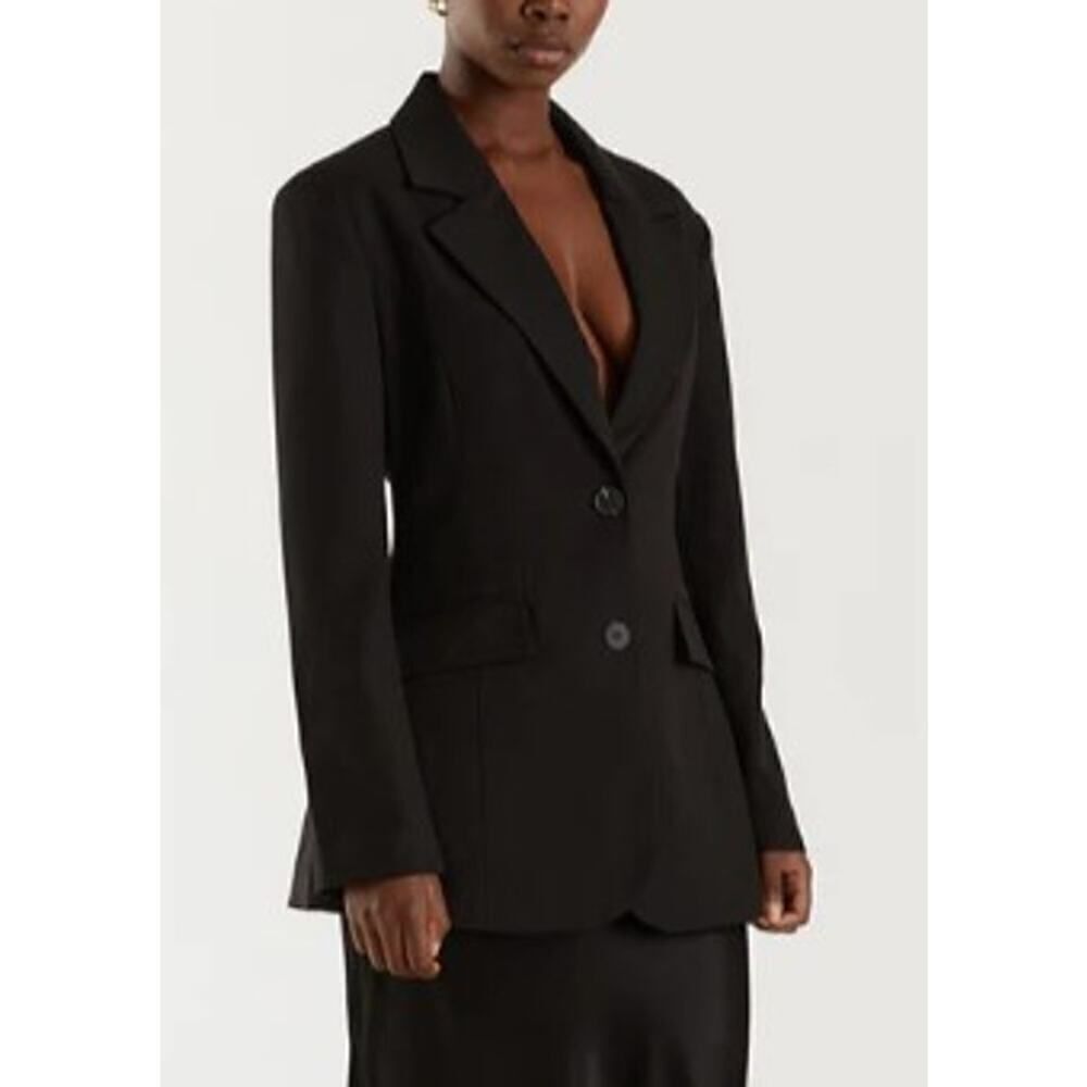 DISSH Apollo Black Cinched Blazer NWT Sz. 12 - Picture 2 of 9